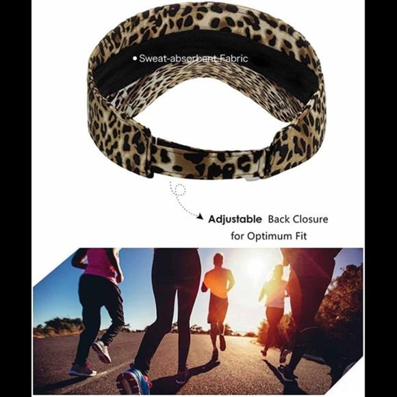 AZJ Sun Visor Hats for Women Men Adjustable UV Protection Outdoor Sports Golf main image 7